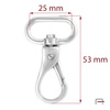 Snap Hook 25 mm nickel 3234612