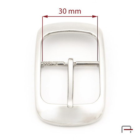 Women's buckle 30 mm satin nickel 1504711