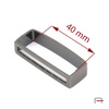 Buckle Loop 40 mm satin black nickel 2902691