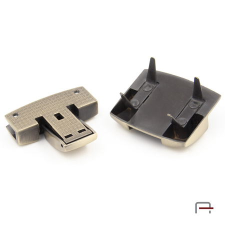 Lock Tuck Lock Satin Old Brass 3106321