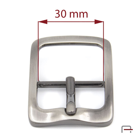 Women's Buckle 30 mm satin black nickel 1508391