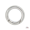 Metal Ring Carabiner 16 mm nickel 3711310