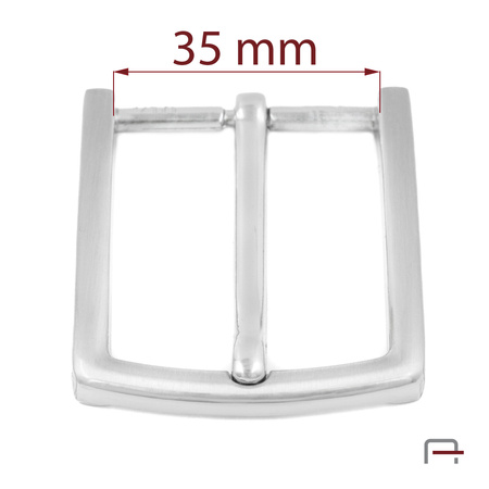Men's Buckle 35 mm satin nickel 2207213 NICKLE FREE