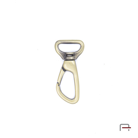 Snap Hook 19 mm satin old brass 3235621
