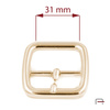 Women's Buckle 31 mm gold 1506353