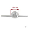 Pukiel ścięty stożek 12 mm nikiel 51009100