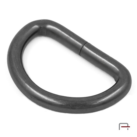 Półkółko 26 mm, drut 4 mm czarne 35023900
