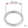 Kółko do kluczy płaskie 20 mm nikiel 42220100