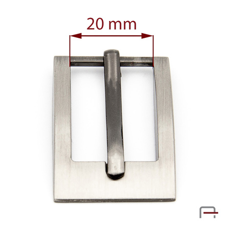 Klamra damska 20 mm czarny satynowany 1301091