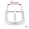 Klamra damska do paska 30 mm nikiel 1506212