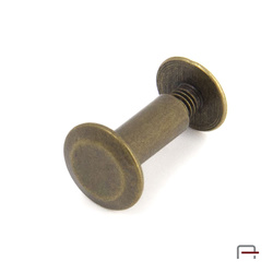 Screw 10 mm old brass 52010200