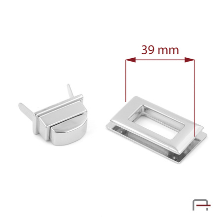 Bag clasp nickel 3106812