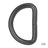 D-ring 26 mm, wire 4 mm black nickel 35023900
