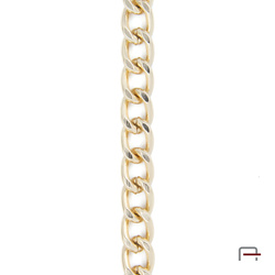 Steel chain 12x9x2,5 mm gold 4113853