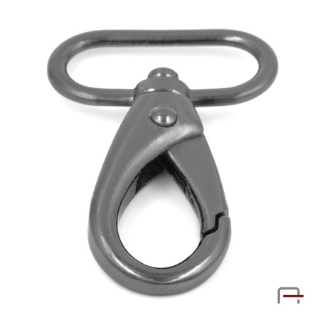 Snap Hook 25 mm black nickel 3221290
