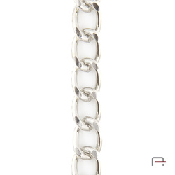 Steel chain 13x10x2 mm nickel 4115412