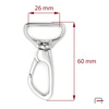 Sanp Hook 26 mm nickel 3235712