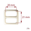 Slide Buckle 20 mm gold 3604153