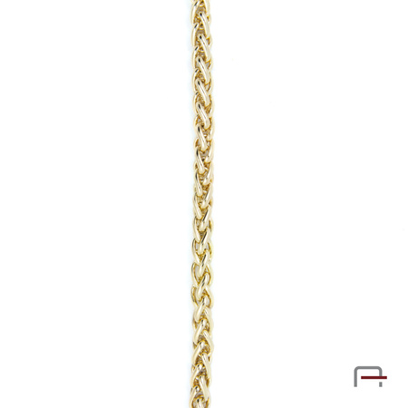 Steel chain 8,5x6x2 mm gold 4113553