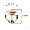 Tuck Lock Gold 3106753