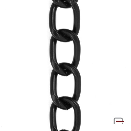 Steel Chain 16x11x2,4 mm black matt 4100645