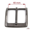 Men's Buckle 40 mm satin gun 2300191