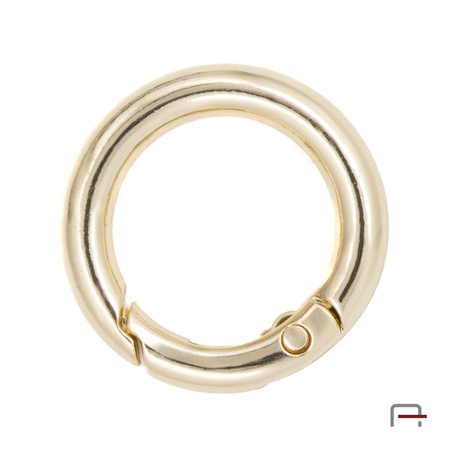 Metal Ring Carabiner 19 mm gold 3711250