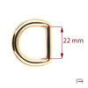 Półkółko 22 mm złoto 3603253