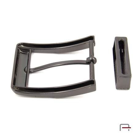 Klamra+ szlufka 40 mm czarny satynowany 2400891