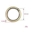 Metal Ring Carabiner 34 mm 3701421