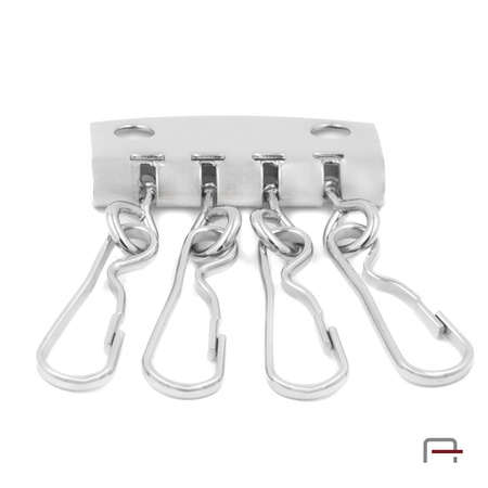 Key holder with 4 hooks nickel 5102210