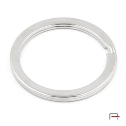 Flat Key Ring 25 mm Nickel 42225100