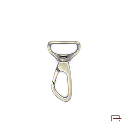 Snap Hook 26 mm satin old brass 3235721