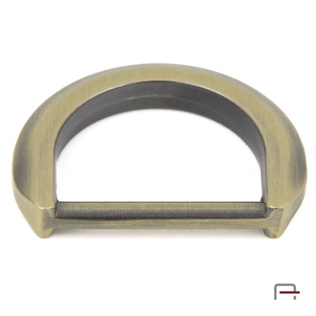 D-ring 19 mm satin old brass 3604621