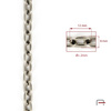 Steel Chain 12x8x2 mm nickel 4112612