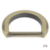 D-ring 19 mm satin old brass 3604621