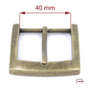 Men's Buckle 40 mm old brass 2302020