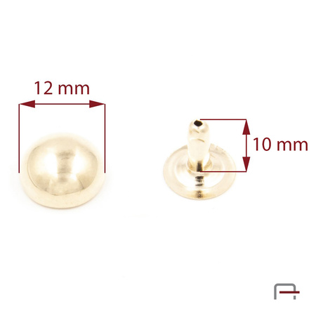 Convex rivets 12x10x10 3900553