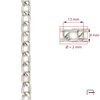 ŁAŃCUCH STALOWY 13x8x2 mm nikiel 4101110