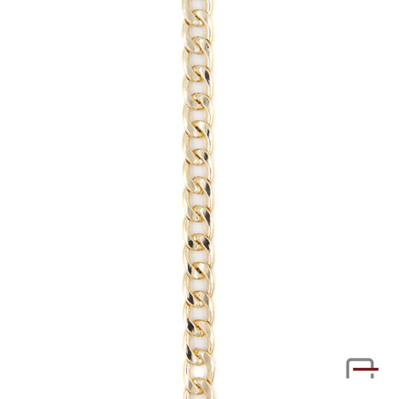 Steel chain 13x9x3 mm gold 4115053