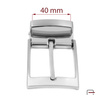 Clip Buckle 40 mm Satin Nickel 2662011