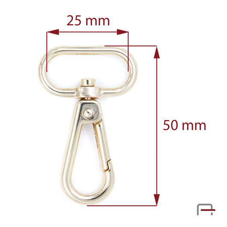 Snap Hook 25 mm Gold 3235251