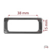 Ramka 38 mm czarna 3605790