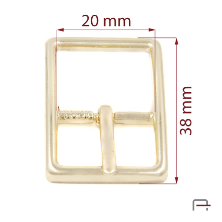 Women's Buckle 20 mm gold 1308650