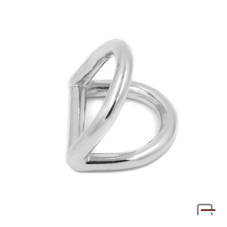 Półkółko podwójne 18mm nikiel 3605912