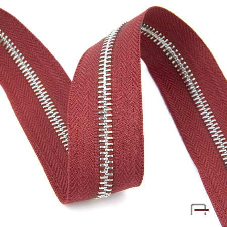 ZIPPER TAPE #5 Burgundy - Gold Y-Teeth 4710750/520