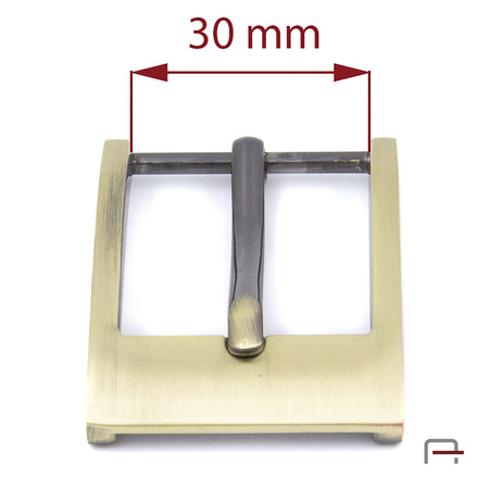 Men's Buckle 30 mm satin old brass 2102221