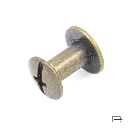 Screw 7 mm old brass 52007200