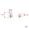 Button Studs 6 mm nickel 52102100