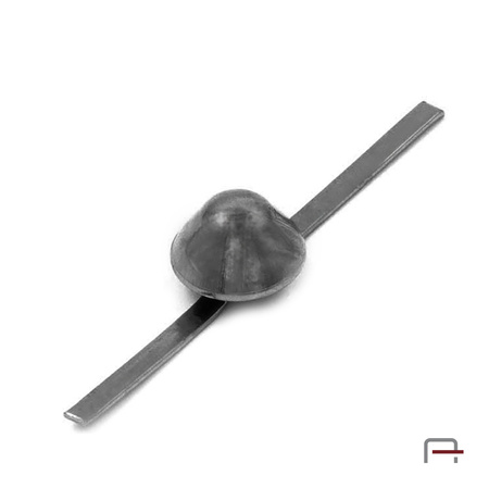 Pukiel ścięty stożek 9 mm czarny 51001900